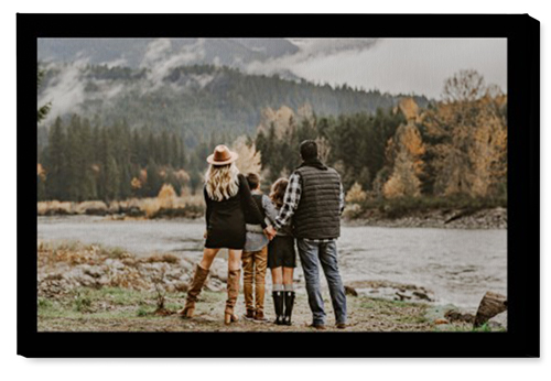 Simple Gallery of One Border Wall Art, No Frame, Single piece, Canvas, 20x30, Multicolor, multi