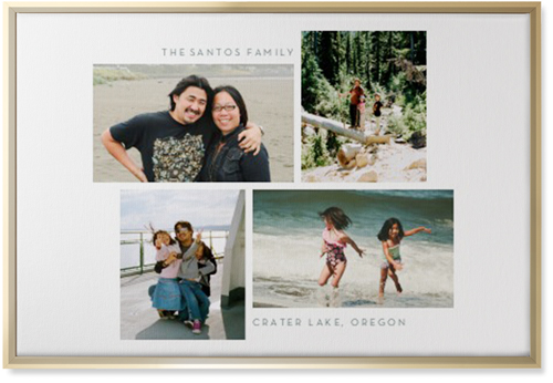 Gallery of Four Wall Art, Gold, Single piece, Canvas, 20x30, Multicolor