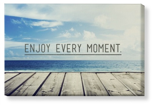 Enjoy Every Moment Framed Canvas Print  Wall Art  Shutterfly