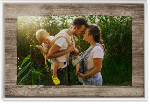 Countryside Wall Art, White, Single piece, Canvas, 20x30, Brown, wood