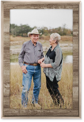 Countryside Portrait Wall Art, Metallic, Single piece, Canvas, 20x30, Brown