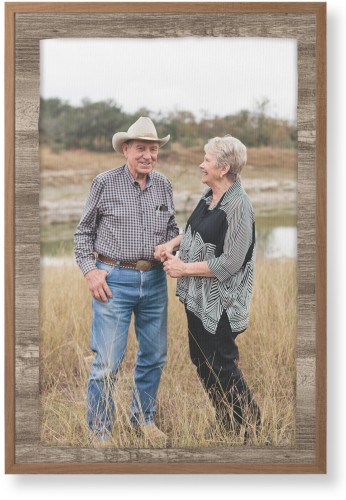 Countryside Portrait Wall Art, Natural, Single piece, Canvas, 20x30, Brown, wood