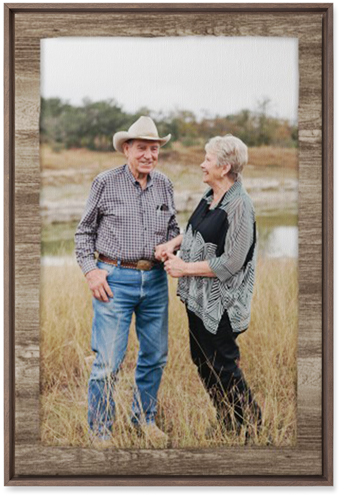Countryside Portrait Wall Art, Walnut, Single piece, Canvas, 20x30, Brown