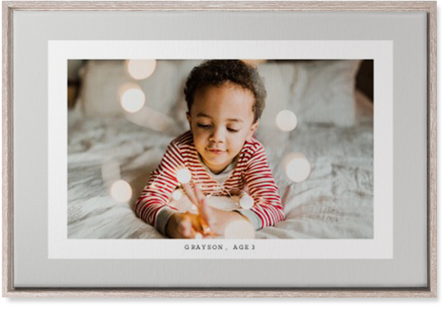 Frame Up Wall Art, Rustic, Single piece, Canvas, 20x30, Gray, silver lining