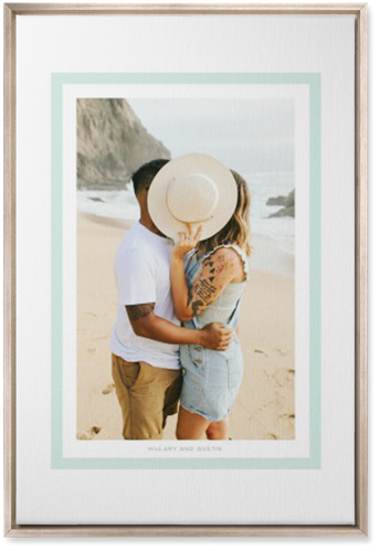 Freeze Frame Wall Art, Metallic, Single piece, Canvas, 20x30, Green, mint