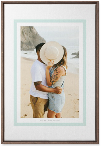 Freeze Frame Wall Art, Walnut, Single piece, Canvas, 20x30, Green, mint