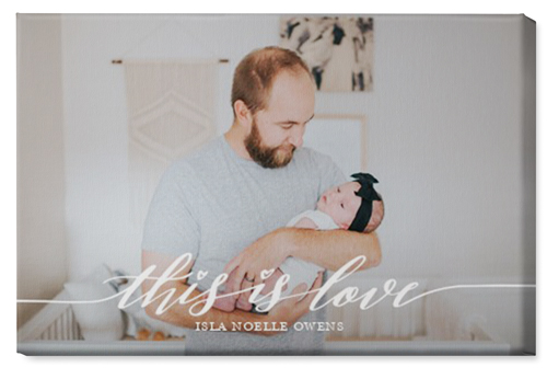 Love Is Wall Art, No Frame, Single piece, Canvas, 20x30, White