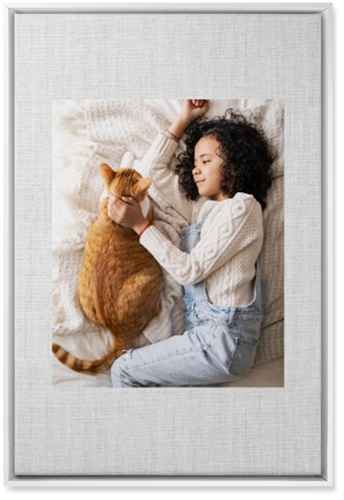 Full Frame One Wall Art, White, Single piece, Canvas, 20x30, White