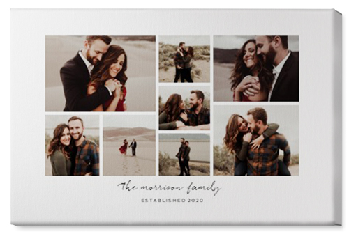 Pieces of Eight Wall Art, No Frame, Single piece, Canvas, 20x30, White, white