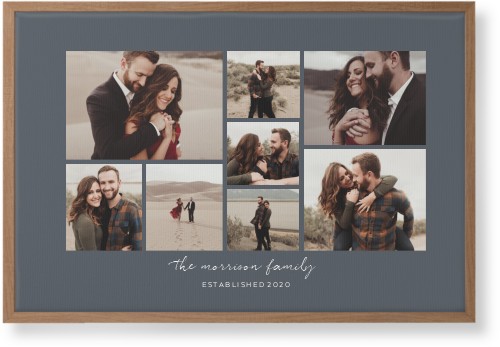 Pieces of Eight Wall Art, Natural, Single piece, Canvas, 20x30, Gray, gray