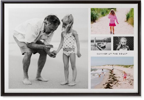 Hero Collage Landscape Wall Art, Black, Single piece, Canvas, 20x30, Multicolor