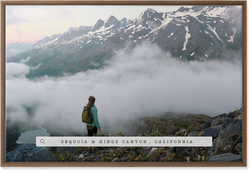 Travel Banner Wall Art, Natural, Single piece, Canvas, 24x36, White, white