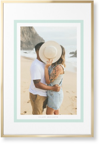 Freeze Frame Wall Art, Gold, Single piece, Canvas, 24x36, Green, mint