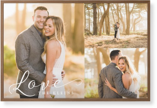 Just Love Trio Wall Art, Natural, Single piece, Canvas, 24x36, White, white