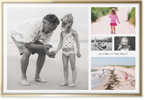 Hero Collage Landscape Wall Art, Gold, Single piece, Canvas, 24x36, Multicolor, multi