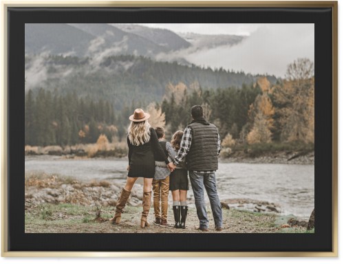 Simple Gallery of One Border Wall Art, Gold, Single piece, Canvas, 30x40, Multicolor, multi