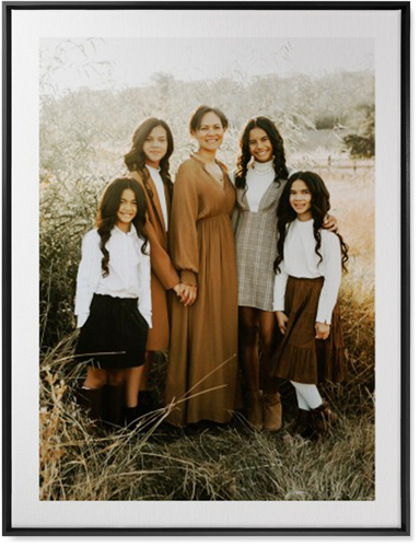 Simple Gallery of One Border Portrait Wall Art, Black, Single piece, Canvas, 30x40, Multicolor