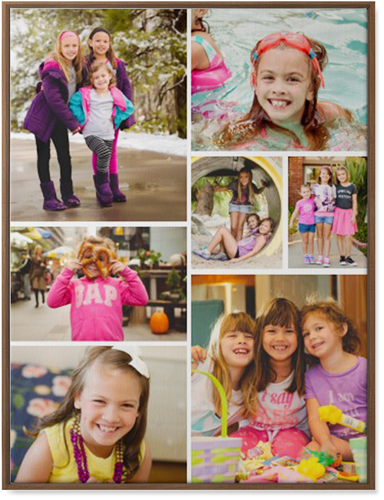 Gallery of Seven Wall Art, Natural, Single piece, Canvas, 30x40, Multicolor, multi