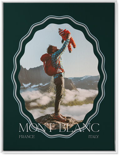 Rippled Border Wall Art, White, Single piece, Canvas, 30x40, White, white