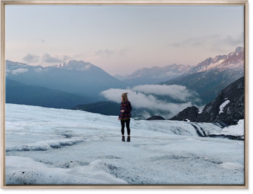 Photo Gallery Square Wall Art, Metallic, Single piece, Canvas, 30x40, Multicolor
