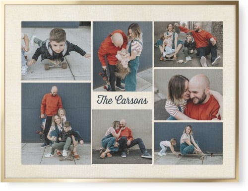 Seven Wonders Wall Art, Gold, Single piece, Canvas, 30x40, Multicolor, multi