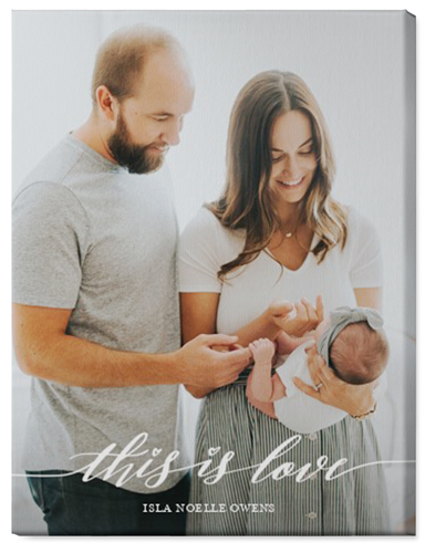 Love Is Portrait Wall Art, No Frame, Single piece, Canvas, 30x40, White, white