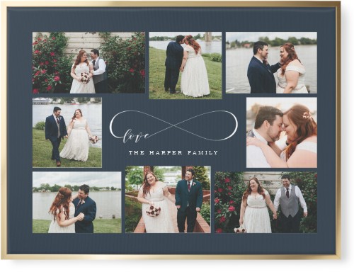 Sweet Moments Wall Art, Gold, Single piece, Canvas, 30x40, Black, silhouette