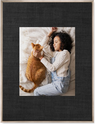 Full Frame One Wall Art, Metallic, Single piece, Canvas, 30x40, Black