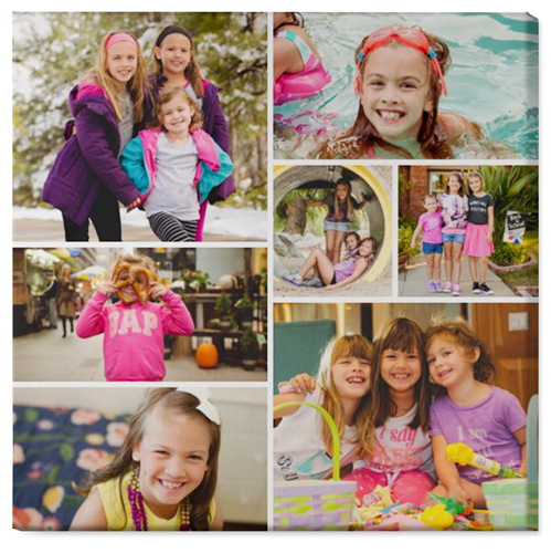 Gallery of Seven Wall Art, No Frame, Single piece, Canvas, 36x36, Multicolor, multi