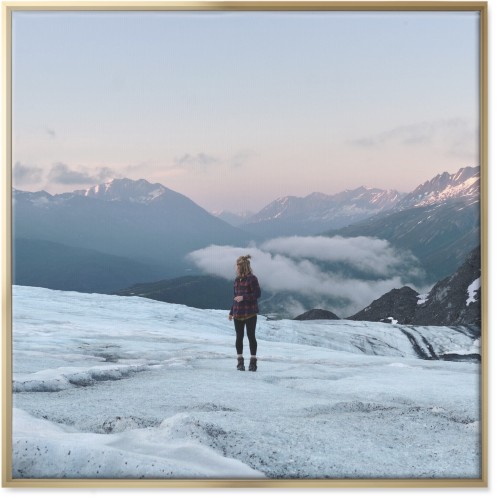 Photo Gallery Square Wall Art, Gold, Single piece, Canvas, 36x36, Multicolor, multi