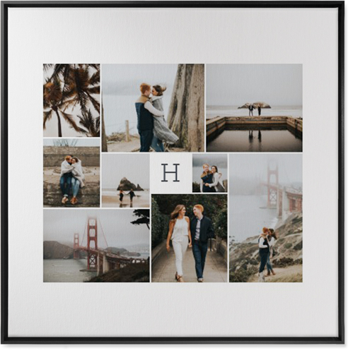 Nine Lives Wall Art, Black, Single piece, Canvas, 36x36, Multicolor, multi