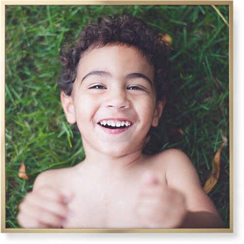 Photo Gallery Portrait Wall Art, Gold, Single piece, Canvas, 36x36, Multicolor
