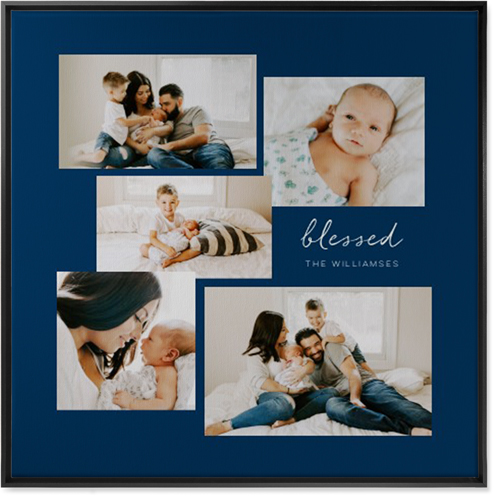 Take Five Wall Art, Black, Single piece, Canvas, 36x36, Multicolor, multi