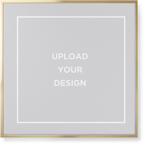 Upload Your Own Design Wall Art, Gold, Single piece, Canvas, 36x36, Multicolor, multi
