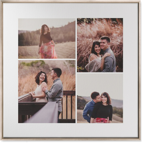 Four Winds Wall Art, Metallic, Single piece, Canvas, 36x36, White, white