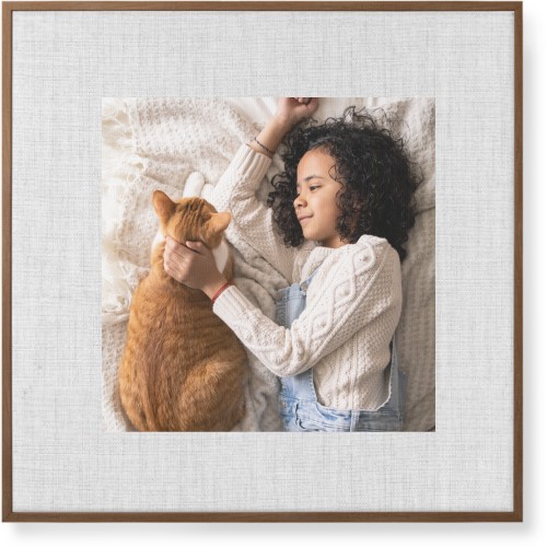 Full Frame One Wall Art, Natural, Single piece, Canvas, 36x36, White, white