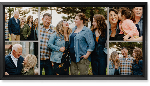 Gallery of Five Pano Wall Art, Black, Single piece, Canvas, 10x20, Multicolor, multi