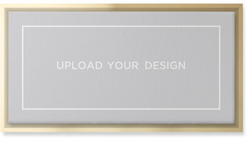 Upload Your Own Design Landscape Wall Art, Gold, Single piece, Canvas, 10x20, Multicolor