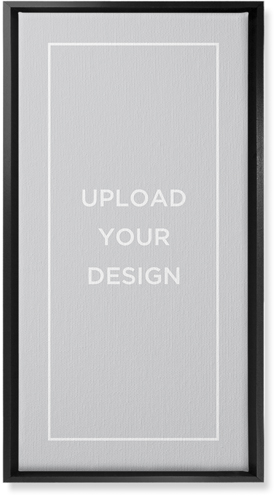 Upload Your Own Design Wall Art, Black, Single piece, Canvas, 10x20, Multicolor