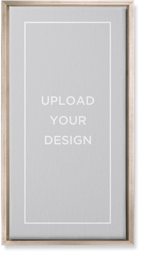 Upload Your Own Design Wall Art, Metallic, Single piece, Canvas, 10x20, Multicolor, multi