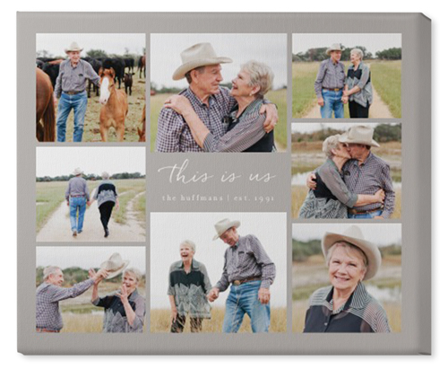 Gallery Around Text Wall Art, No Frame, Single piece, Canvas, 20x24, Multicolor