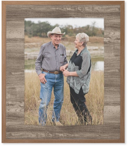 Countryside Portrait Wall Art, Natural, Single piece, Canvas, 20x24, Brown, wood