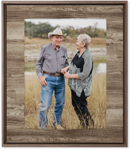 Countryside Portrait Wall Art, Walnut, Single piece, Canvas, 20x24, Brown