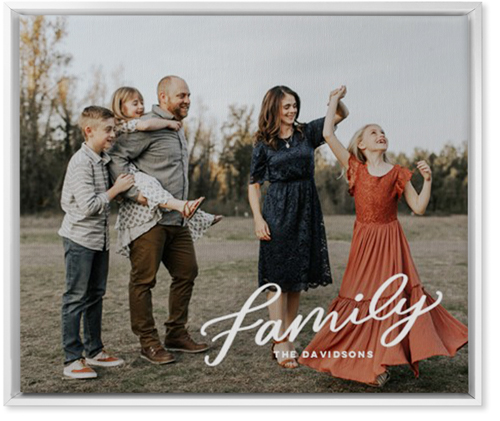 Family Letters Wall Art, White, Single piece, Canvas, 20x24, White, white