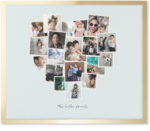 Heart Strings Wall Art, Gold, Single piece, Canvas, 20x24, Gray, air