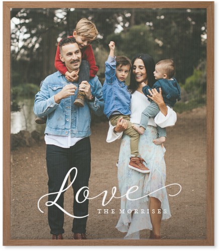 Just Love Portrait Wall Art, Natural, Single piece, Canvas, 20x24, White, white