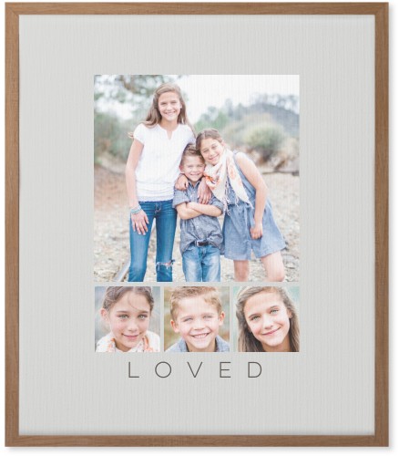 Four Real Wall Art, Natural, Single piece, Canvas, 20x24, Gray