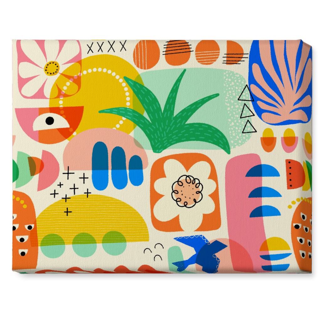 Abstract Shapes Collage - Multi Wall Art | Shutterfly