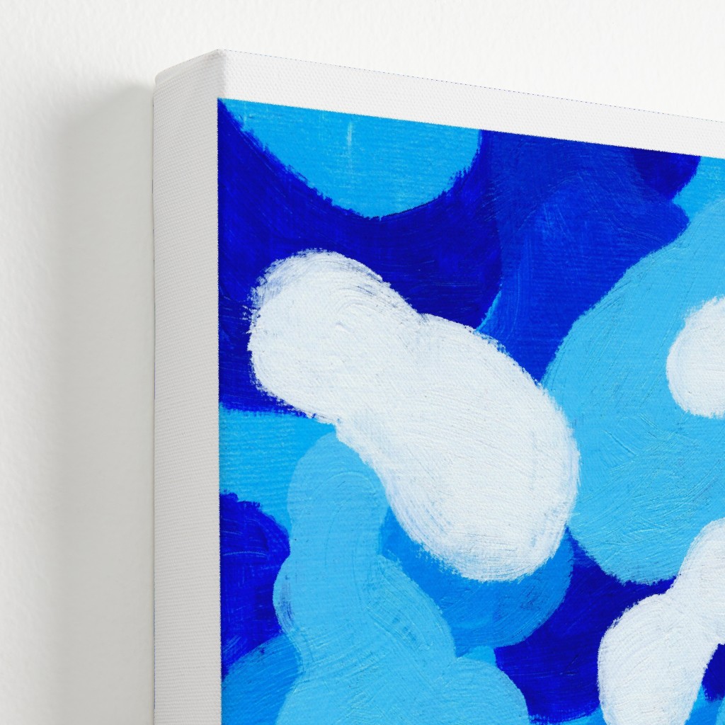 Abstract Cloud Blue Wall Art Shutterfly