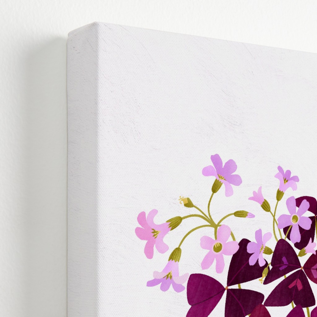 Oxalis Triangularis Purple and Blue Wall Art Shutterfly